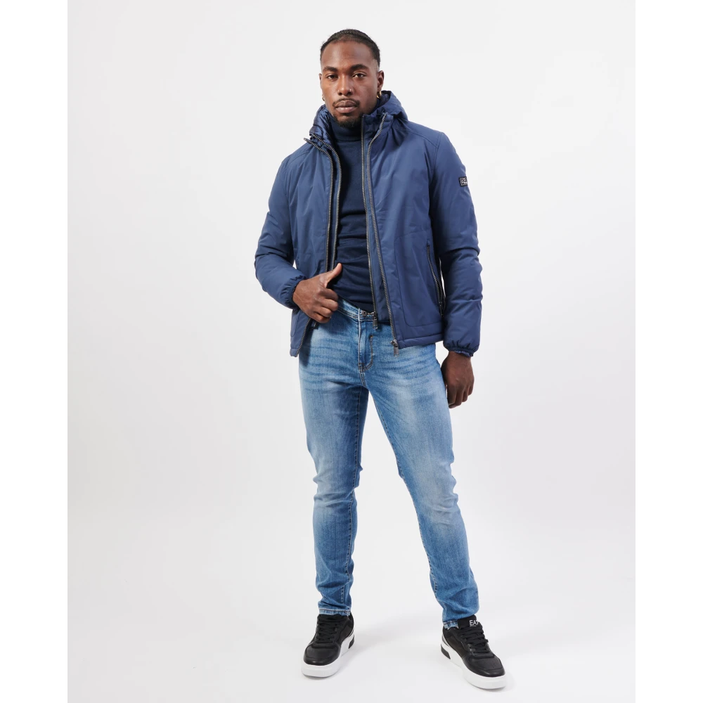 YES ZEE Blauwe gevoerde softshell jas Blue Heren