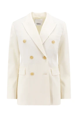 Dubbelknäppt Ullblazer