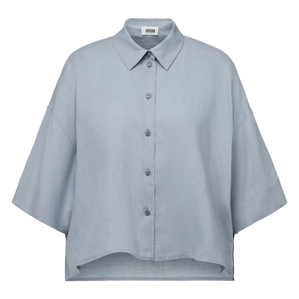 Drykorn Women's Blue Shirts, S, Yarika Blouse