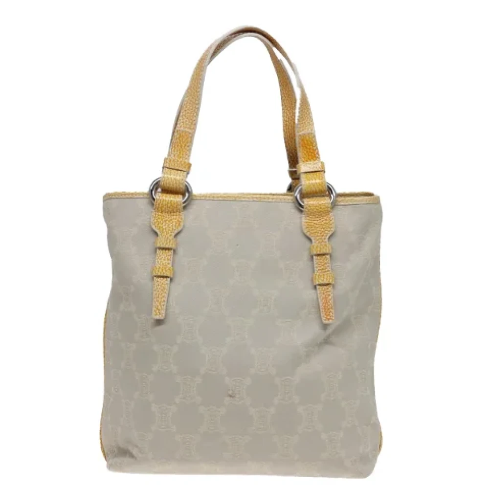 Celine Vintage Pre-owned Canvas totes Yellow Dames