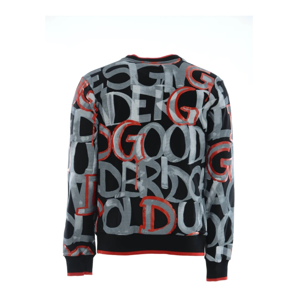 Dolce & Gabbana Gedrukte Mannen Sweatshirt Multicolor Heren