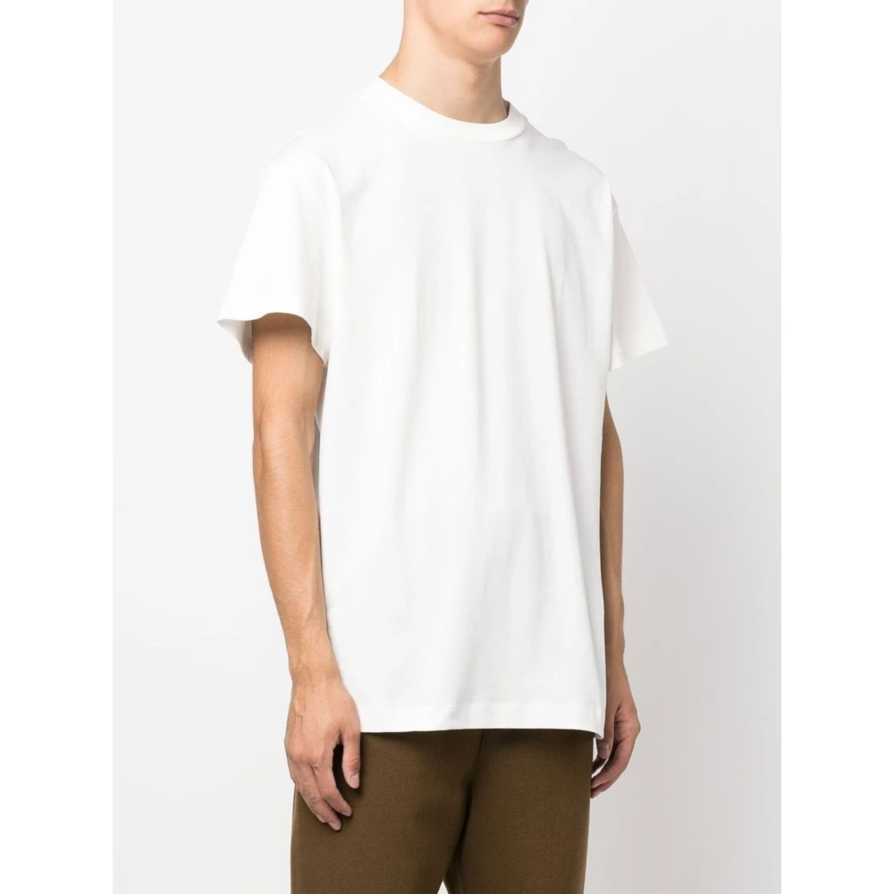 Jil Sander Luxe Witte Tee Set White Heren