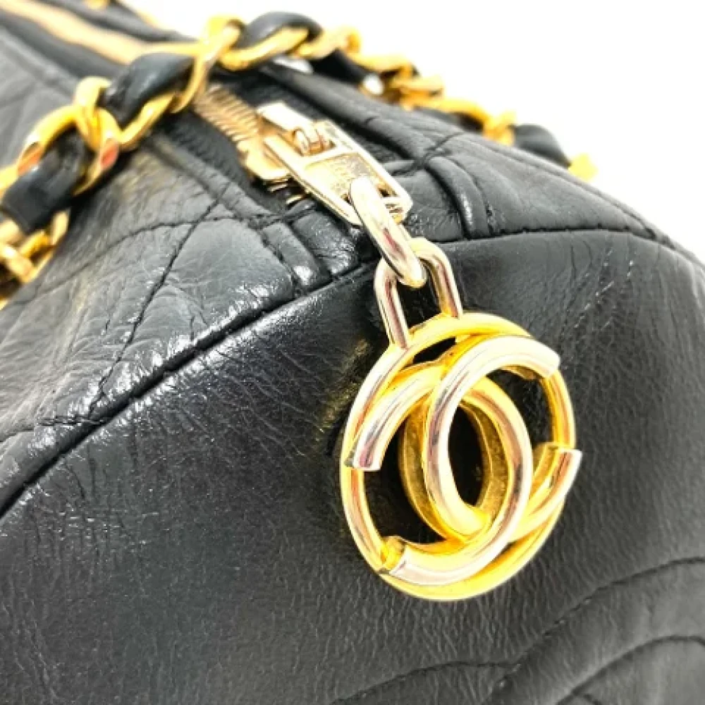 Chanel Vintage Pre-owned Leather chanel-bags Black Dames