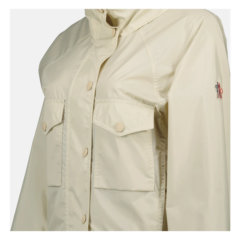 Moncler Beige Hooded Vest Lente-Zomer 2025 Beige Dames