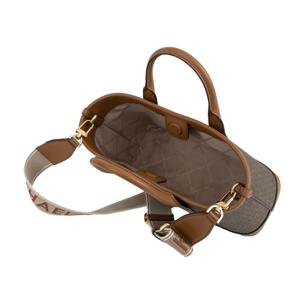 Michael Kors Bruine Satchel Tas Brown Dames