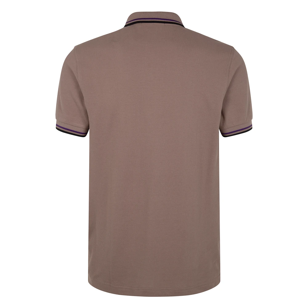 Fred Perry Klassieke Twin Tipped Polo Shirt Pink Heren