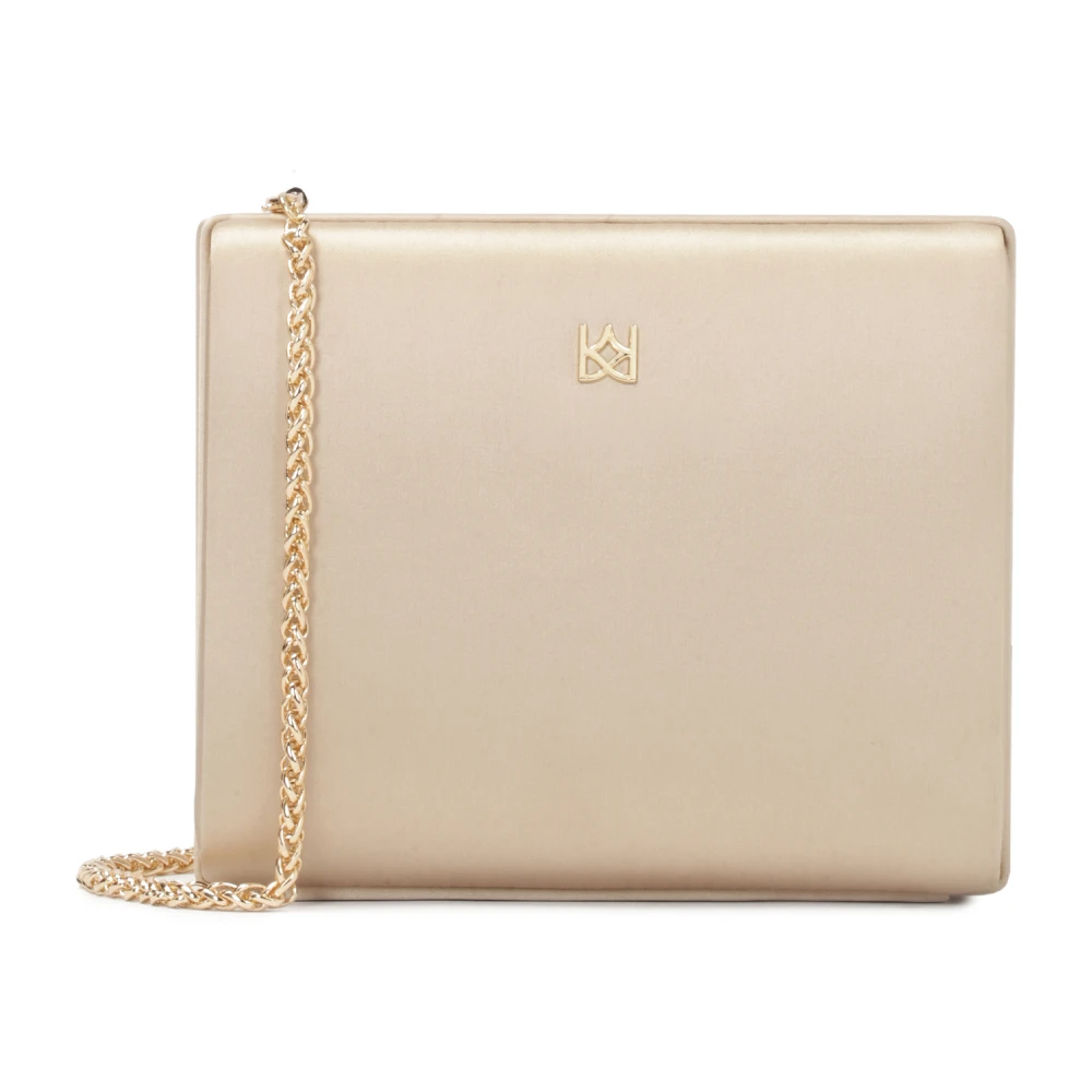 Kazar Stijve handtas bedekt met beige stof Beige Dames