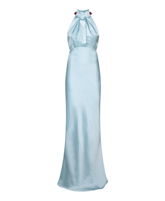 robe-bleue-en-soie-elegante-statement