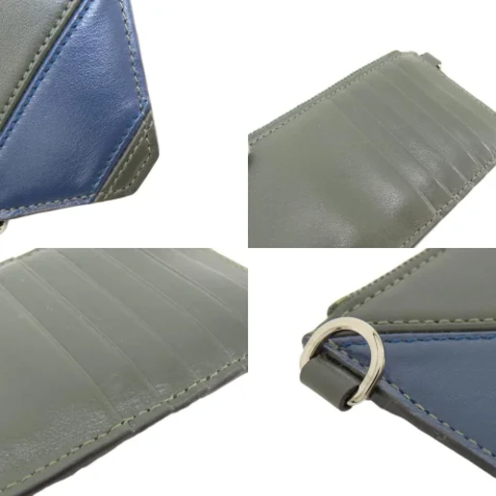 Jimmy Choo Pre-owned Leather home-office Gray Dames
