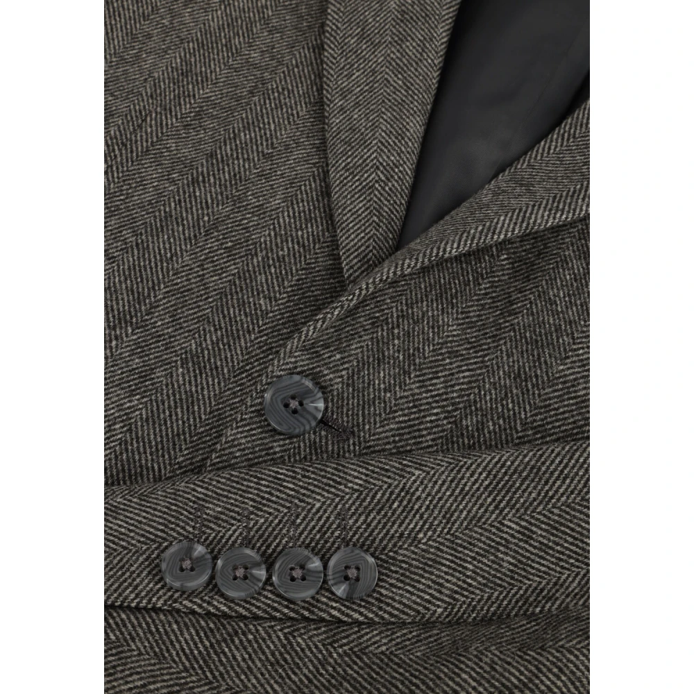 Selected Homme Slim-fit Wol Blazer Gray Heren