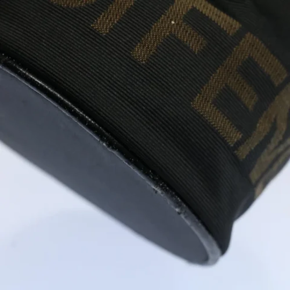 Fendi Vintage Pre-owned Canvas pouches Black Dames