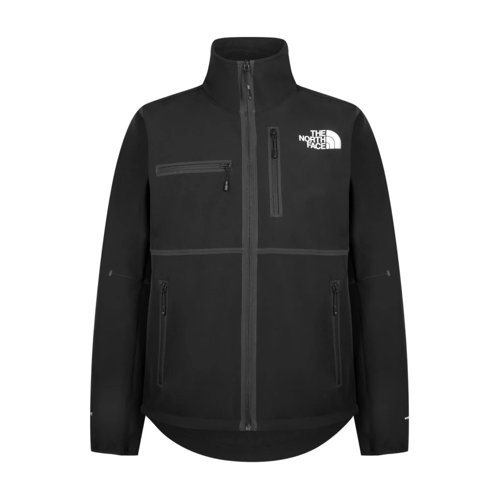 The North Face Men's Black Denali Jacket Tnf Zip Logo