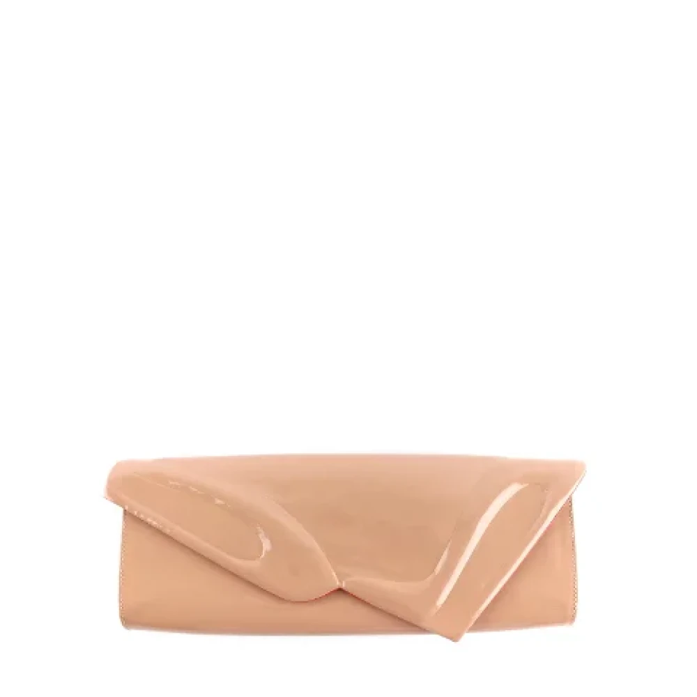 Christian Louboutin Pre-owned Leather clutches Pink Dames