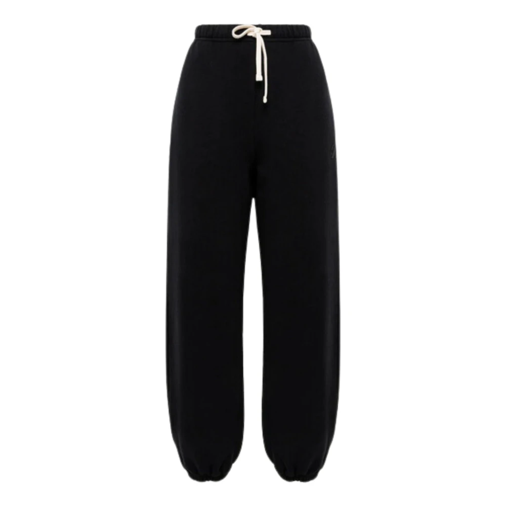 Autry Jersey Katoenen Broek met Elastische Taille Black Dames