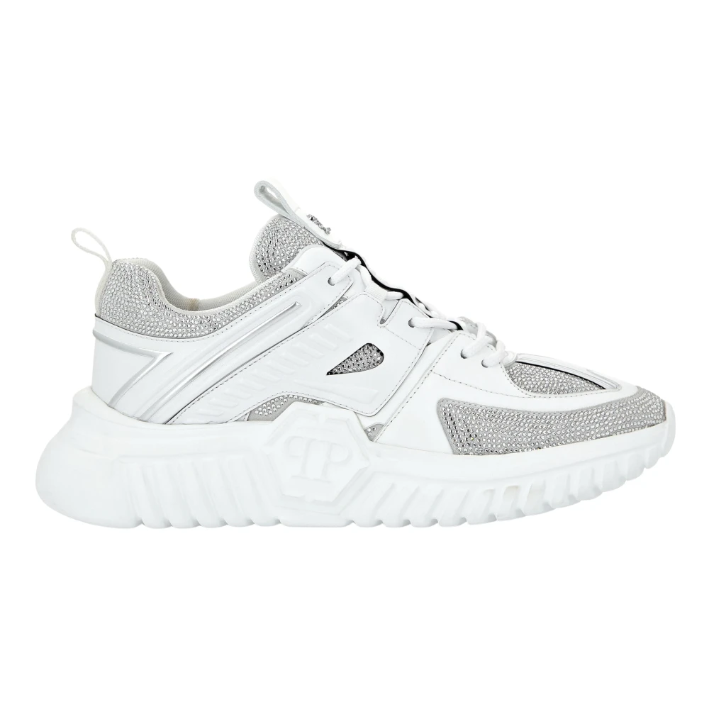Philipp Plein Runner Stones unisex Schoenen Wit