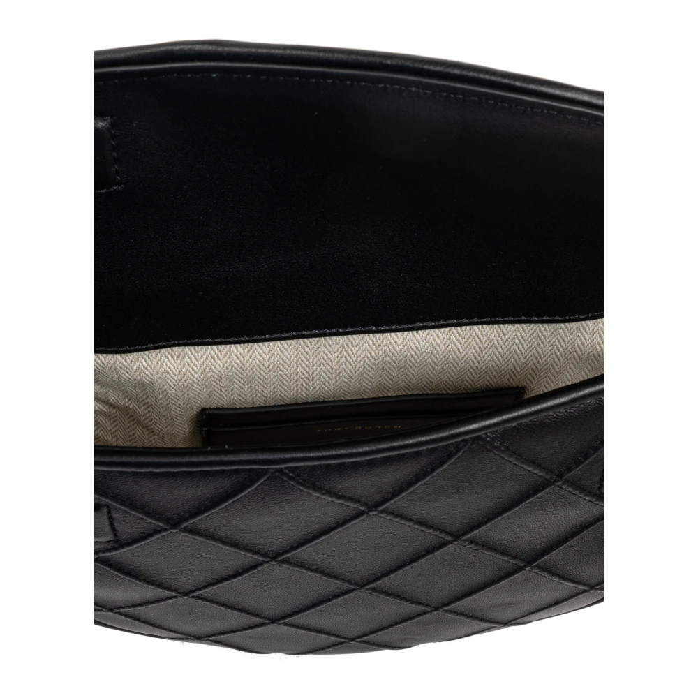 TORY BURCH Zachte Mini schoudertas Black Dames