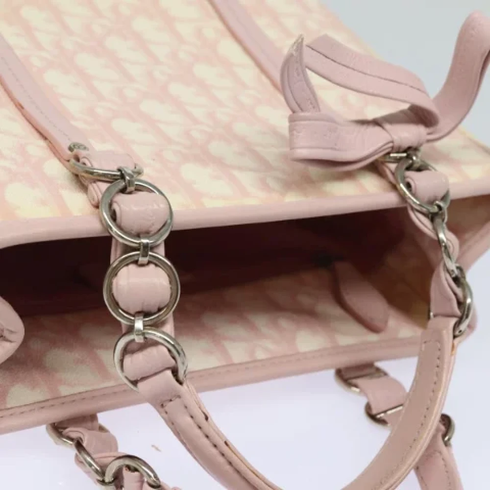 Dior Vintage Pre-owned Leather handbags Pink Dames