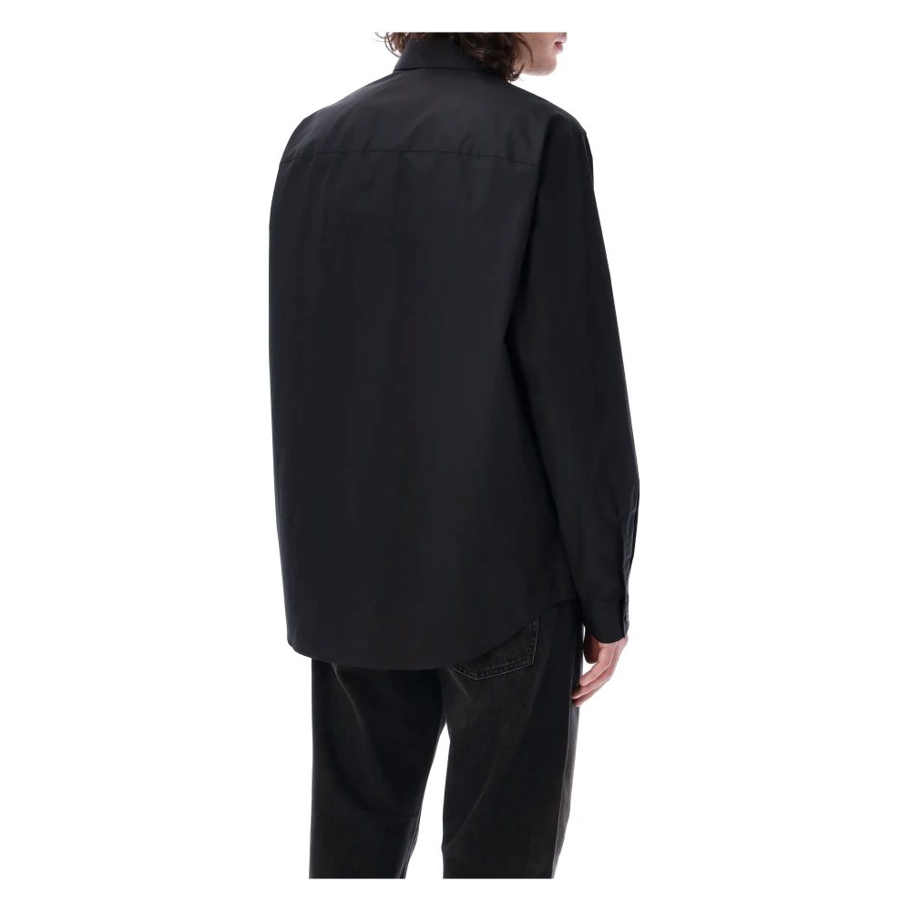 Diesel Casual Katoenen Overhemd Black Heren