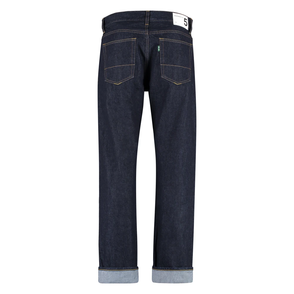 Department Five Slim Fit Jeans met Metalen Knopen Blue Heren