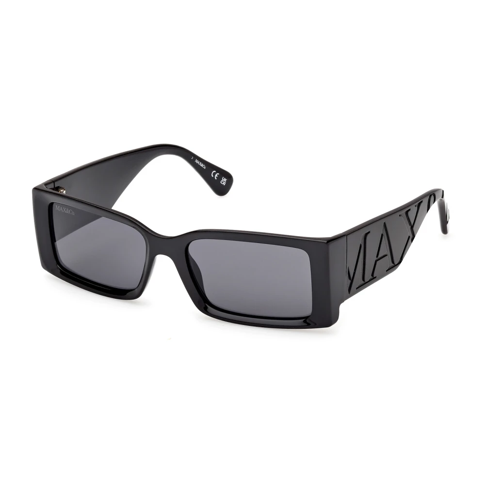 Max & Co Black Sunglasses, Female, 54 Mm, Sunglasses Model Mo0130