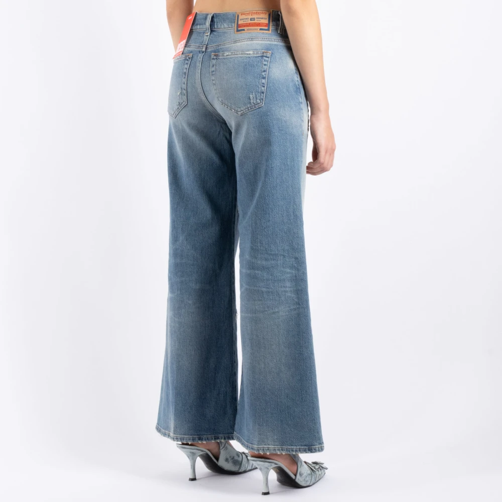 Diesel Klassieke Blauwe Jeans Blue Dames