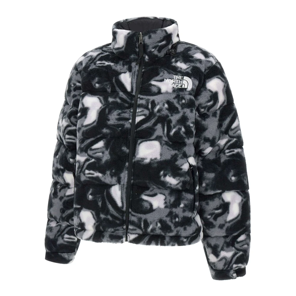 The North Face Zwarte Polar Nuptse Jas Multicolor Dames