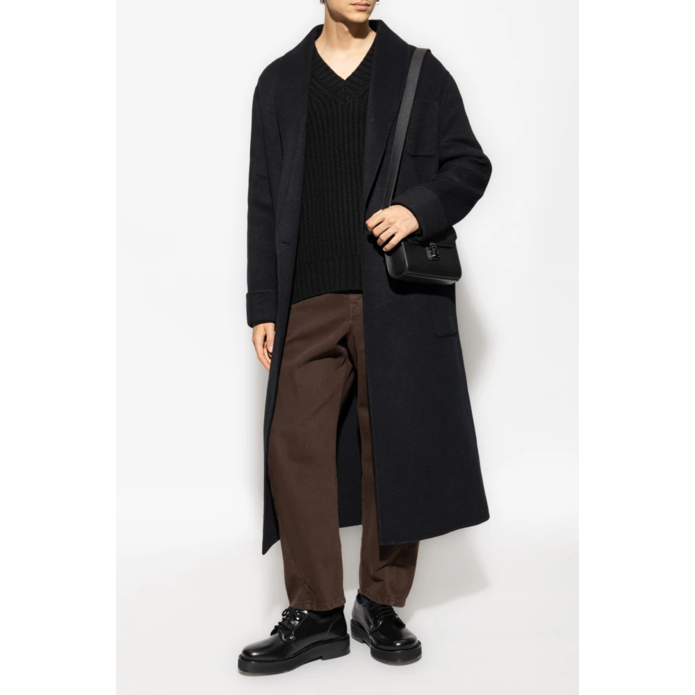 Officine Générale Wollen trui Black Heren