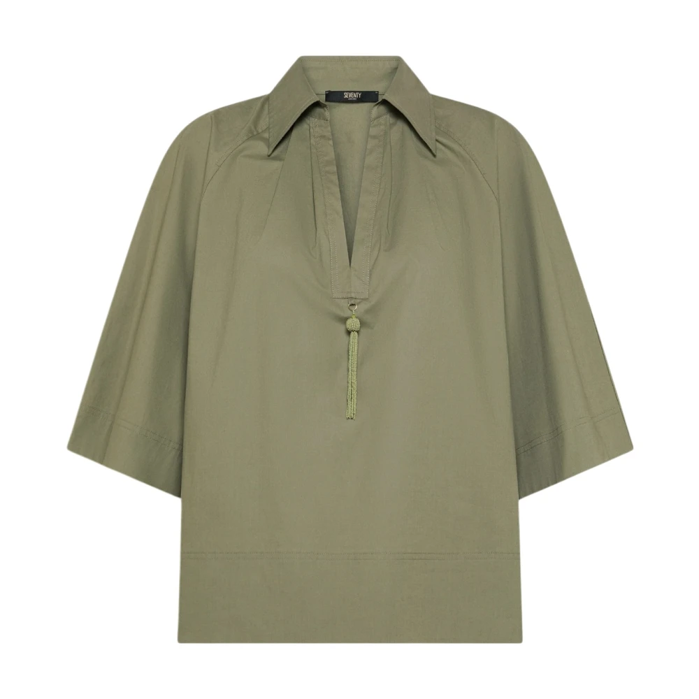 Seventy Women's Green Polo Shirt - Polo Shirts - 2XS - Tops