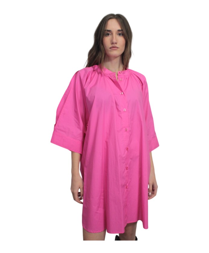 chemise-longue-en-coton-a-manches-courtes