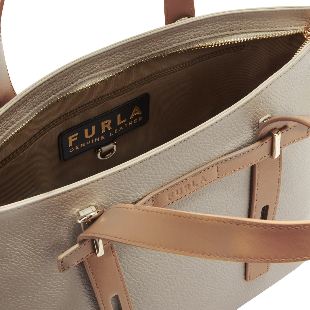 Furla Giove Tote M Beige Dames