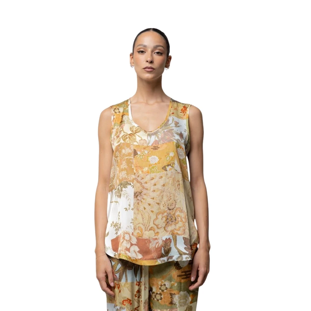 Kaos Donna Multicolor Top, E, S, New,