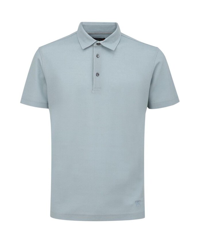 polo-en-coton-bleu-clair