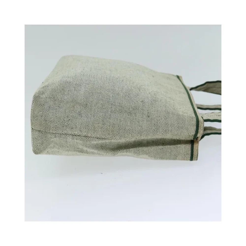 Prada Vintage Pre-owned Canvas prada-bags Beige Dames