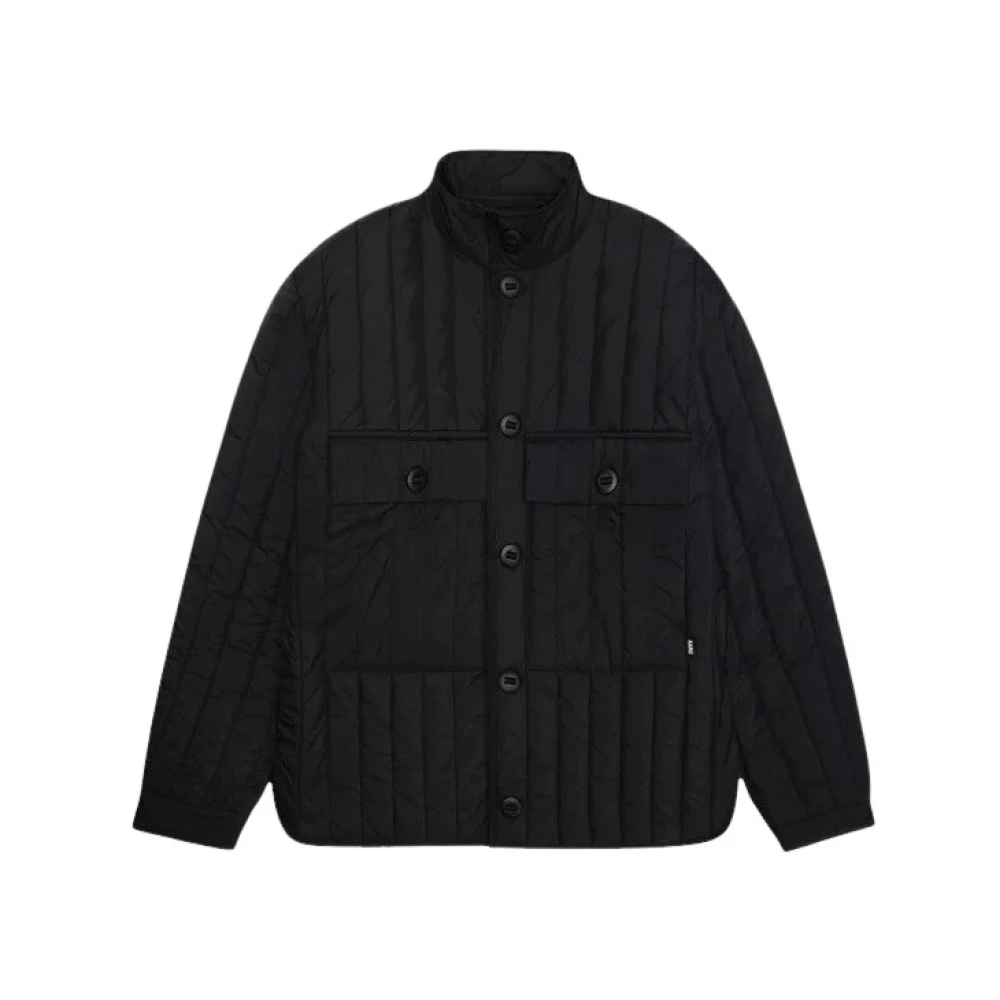 Rains Donna Nero Banja Liner Pocket Jacket | Liner | | S - Immagine 5