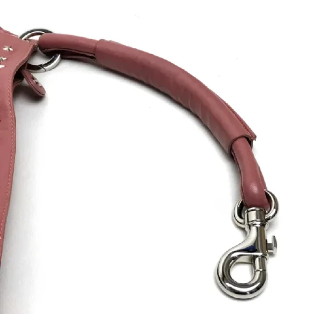 Jimmy Choo Pre-owned Leather handbags Pink Dames