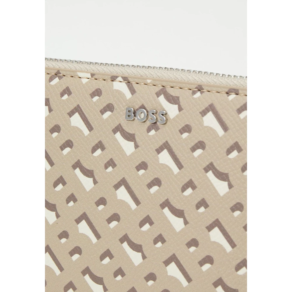 Hugo Boss Dames Ziparound Portemonnee Liriel Beige Dames