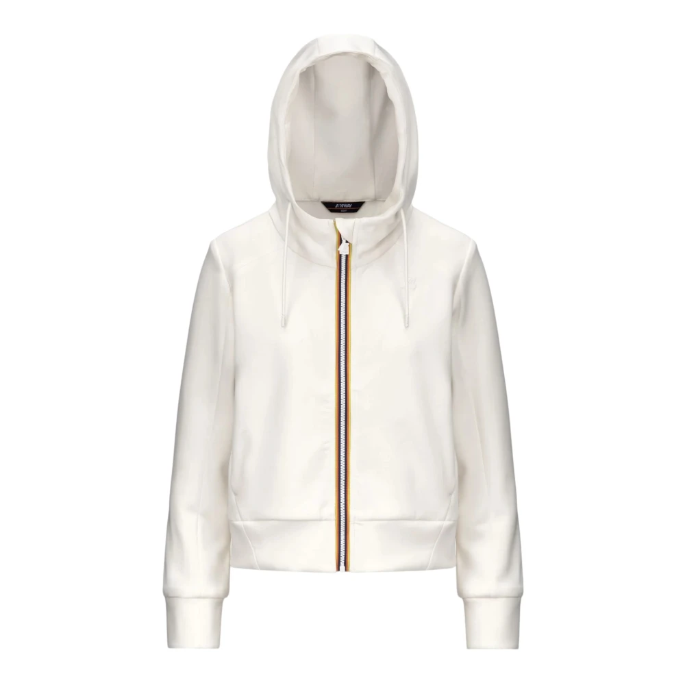 K-way Witte Sweaters Divine Light Spacer White Dames