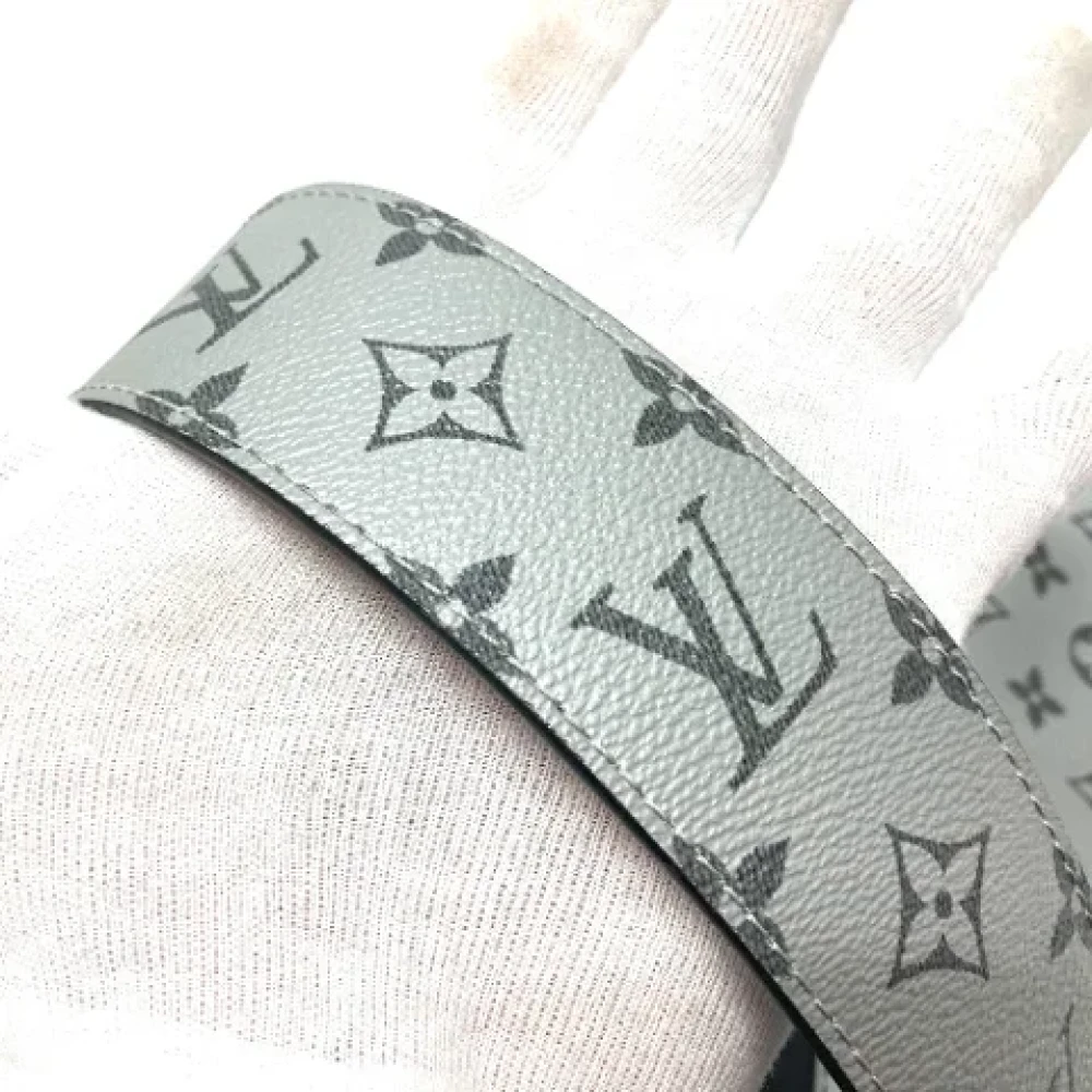 Louis Vuitton Vintage Pre-owned Cotton louis-vuitton-bags Gray Dames