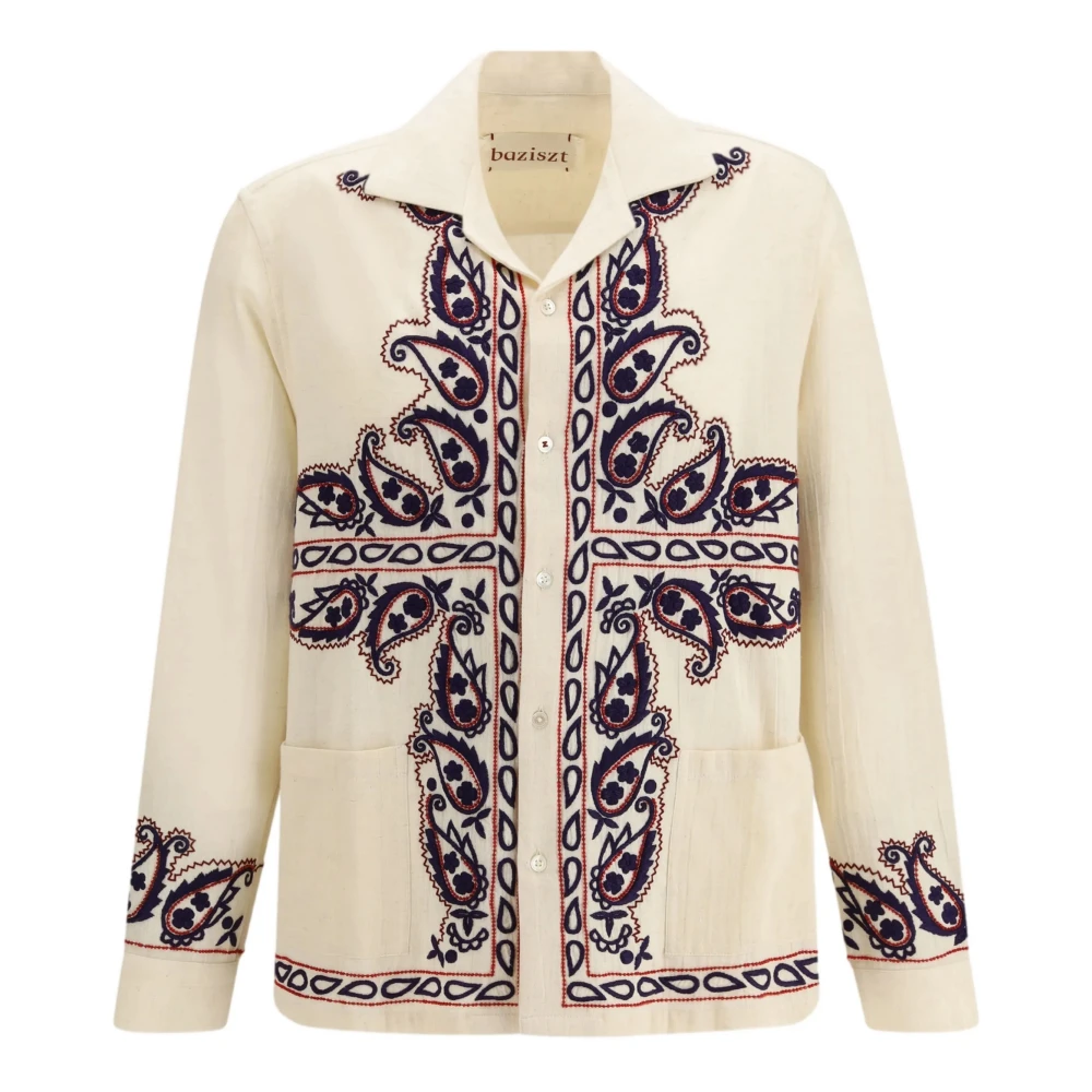 Baziszt Men's Beige Cabin Shirt