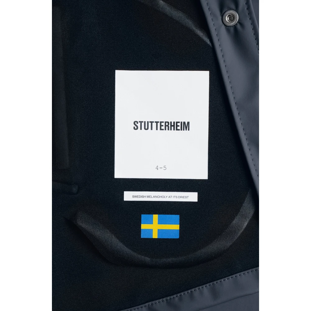 Stutterheim Waterdichte Regenjas voor Kinderen Blue Heren