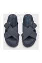 sandale-a-double-bride-en-daim-pour-homme-bleu