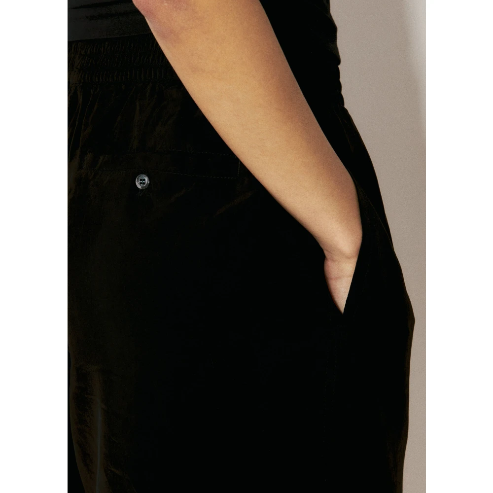 Eytys Logo Patch Mid Rise Shorts Black Heren