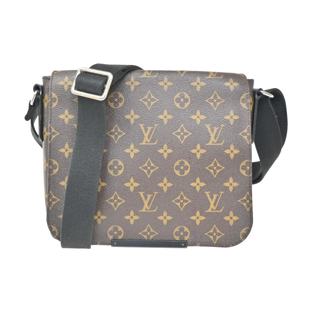 Louis Vuitton Vintage Men's Brown Pre-Owned Vintage Monogram Canvas Messenger Bag