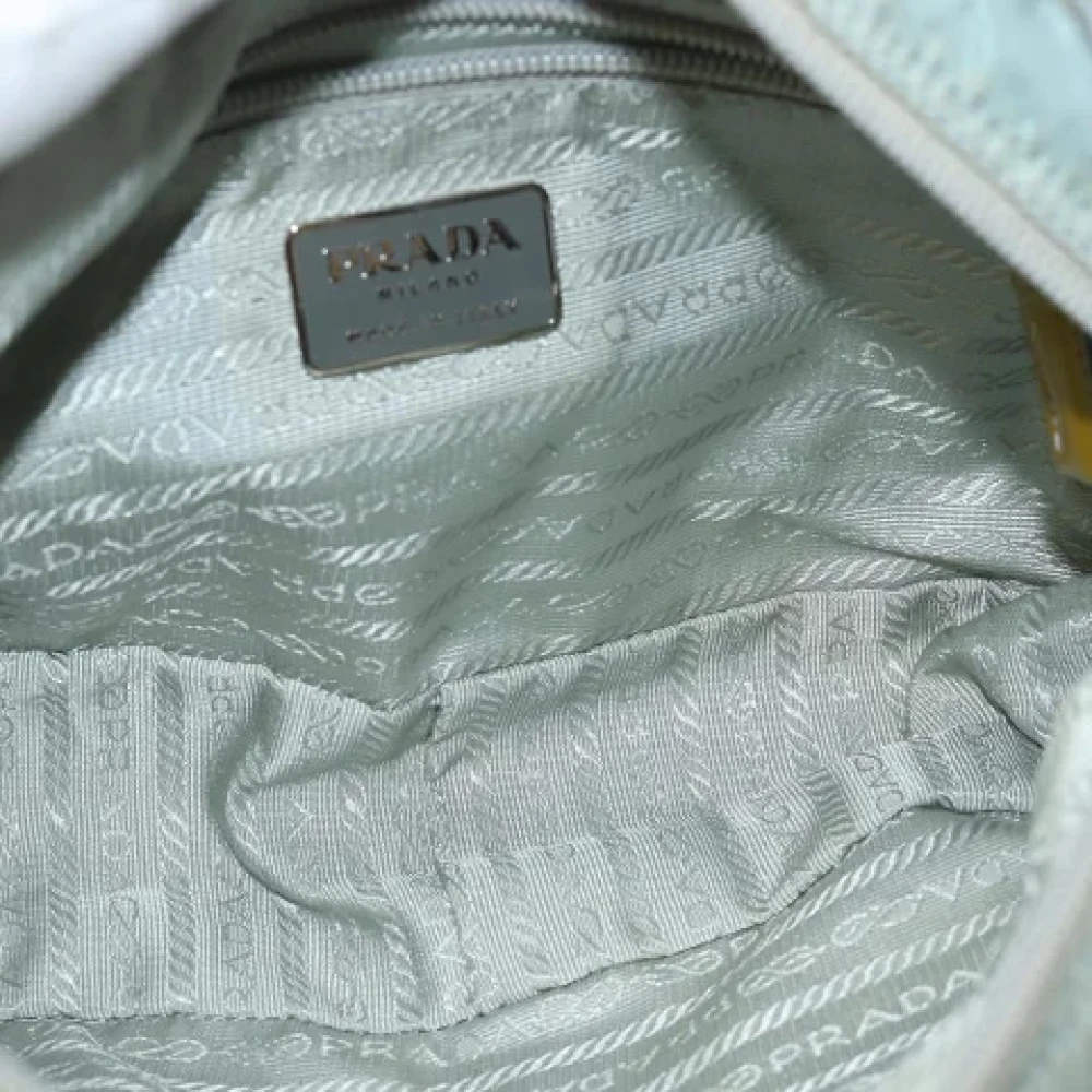 Prada Vintage Pre-owned Fabric prada-bags Blue Dames