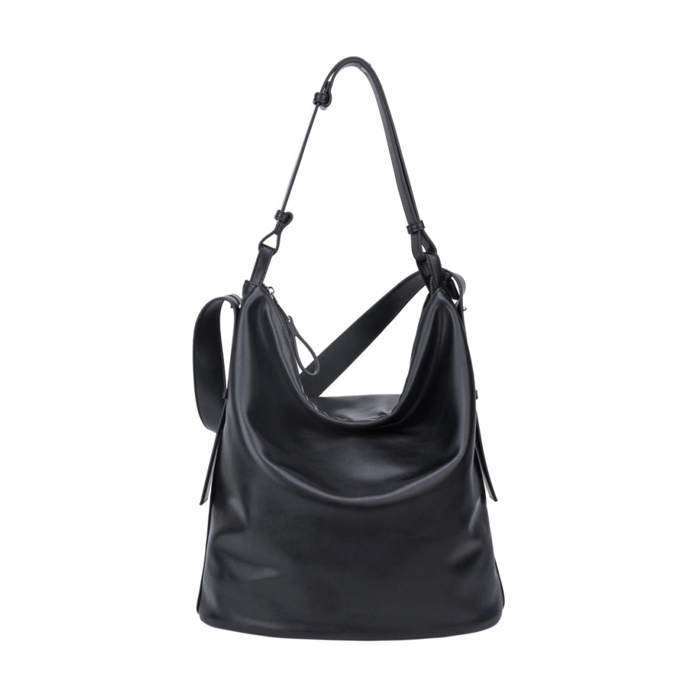 Myk Struktur Bucket Bag - Svart