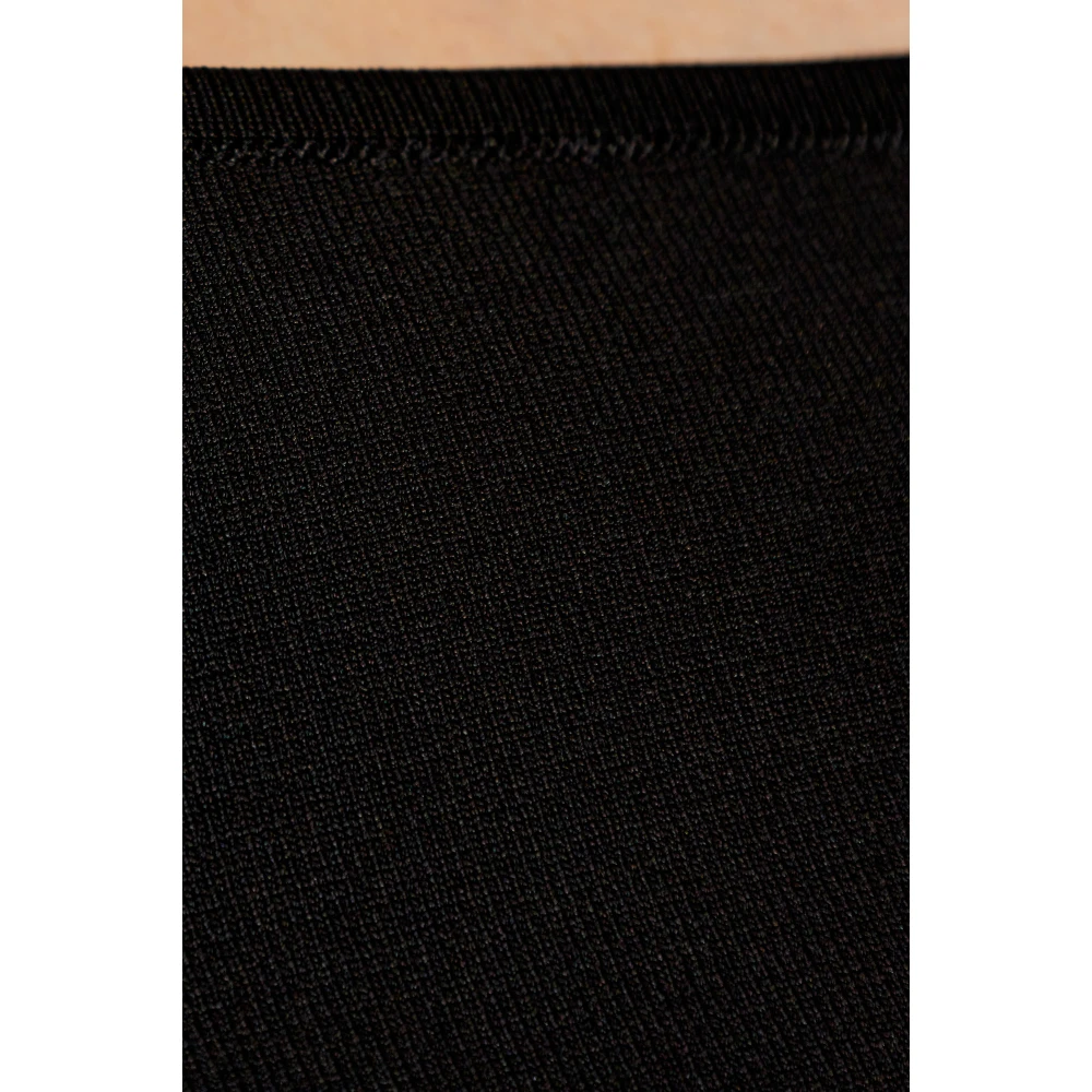 Jacquemus Cubista jurk met ontblote rug Black Dames