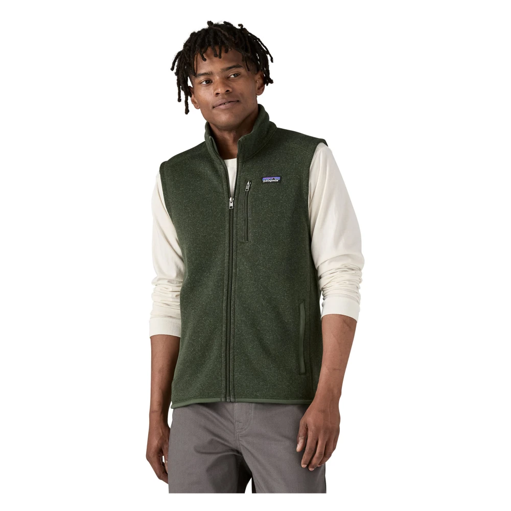 Patagonia Stijlvolle Sweater Vest Green Heren