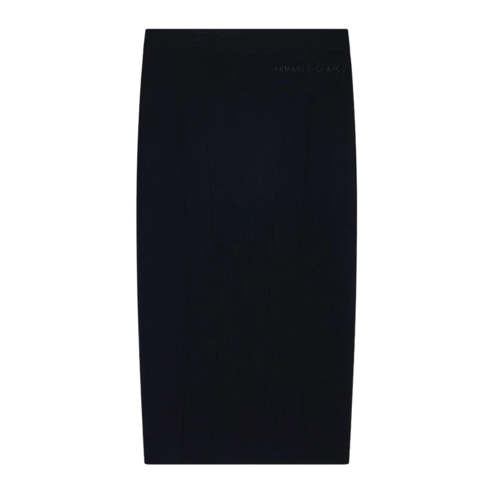 Armani Exchange Femme Noir - Skirts > Pencil Skirts