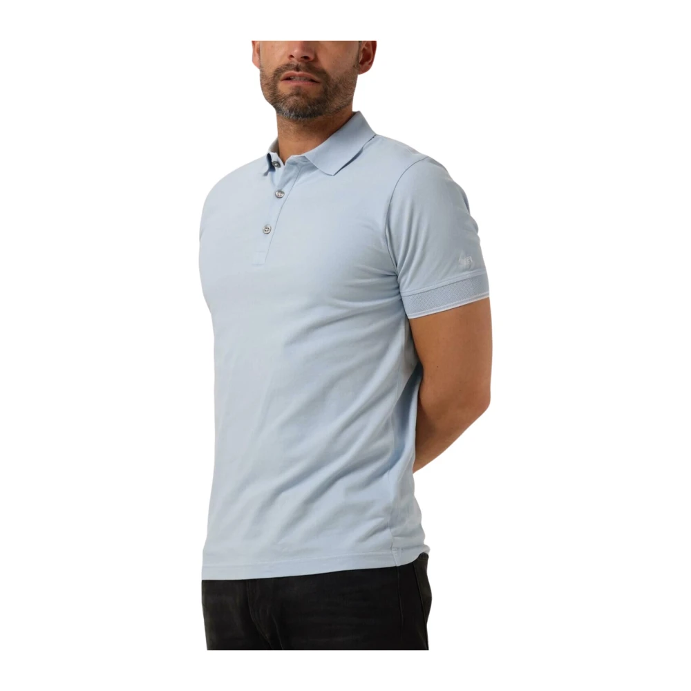 GENTI Heren Polo's & T-shirts J9034-1212 Lichtblauw