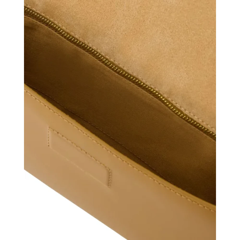 A.p.c. Leather clutches Brown Dames